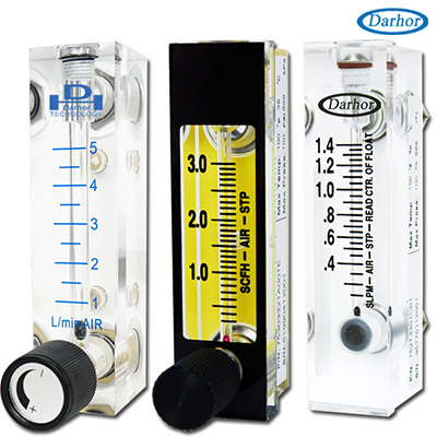 King type panel mount flow meter